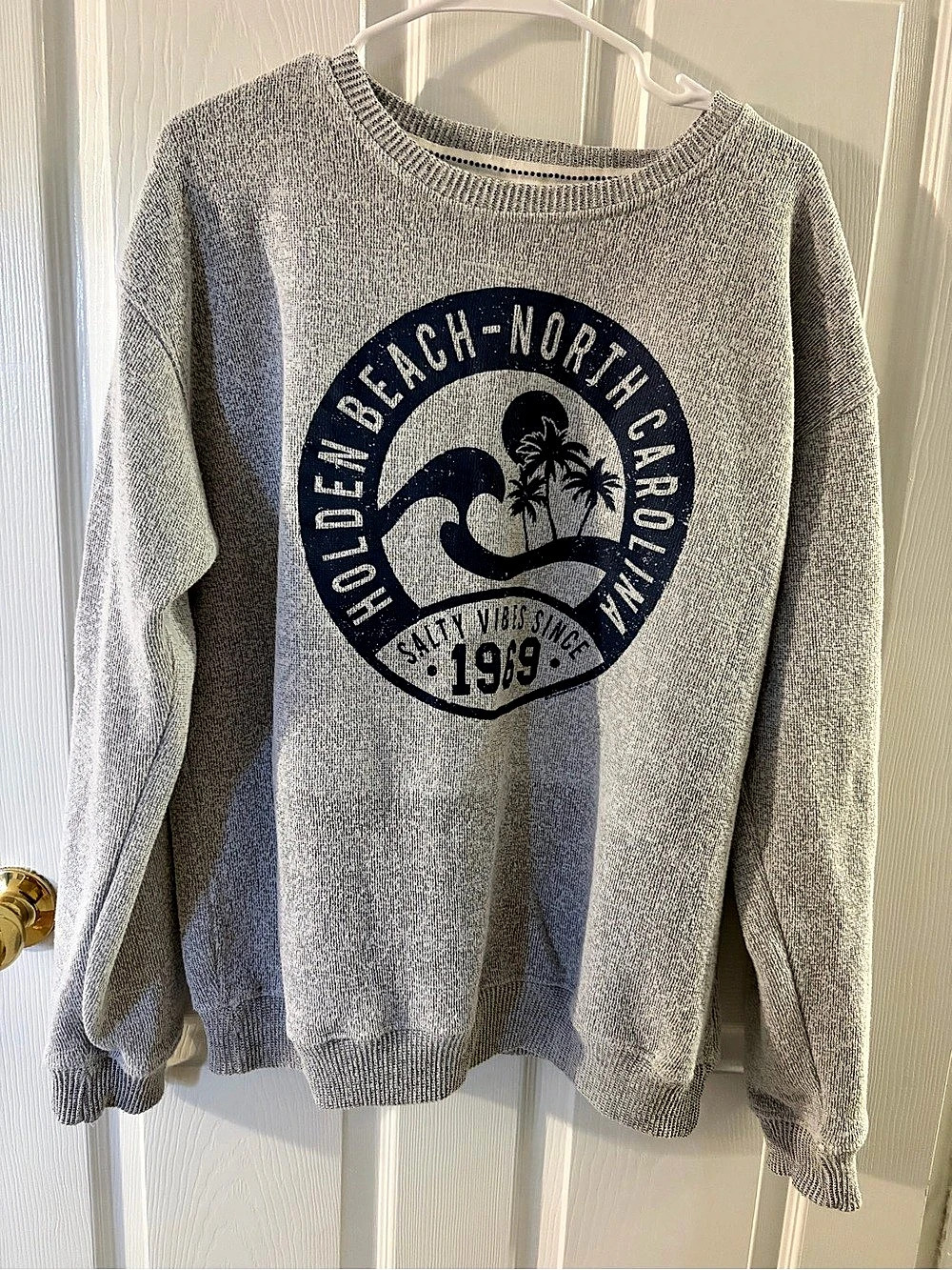 Pacific & Co. Holden Beach North Carolina Salty Vibes Since 1969 Sweater. Holden